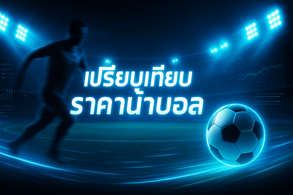 เปรียบเทียบ ราคาน้ำบอล
